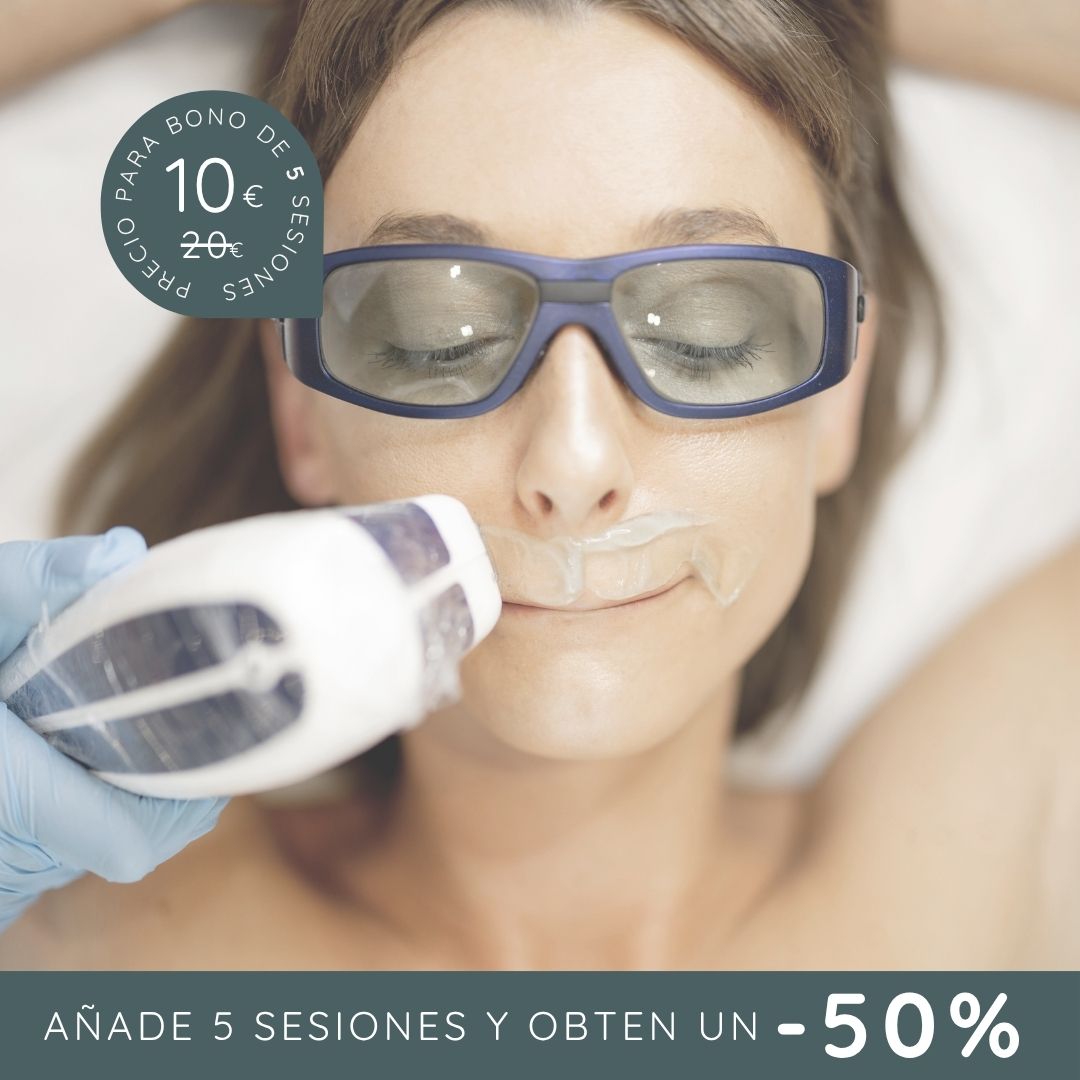 LÁSER 1 sesión de labio superior