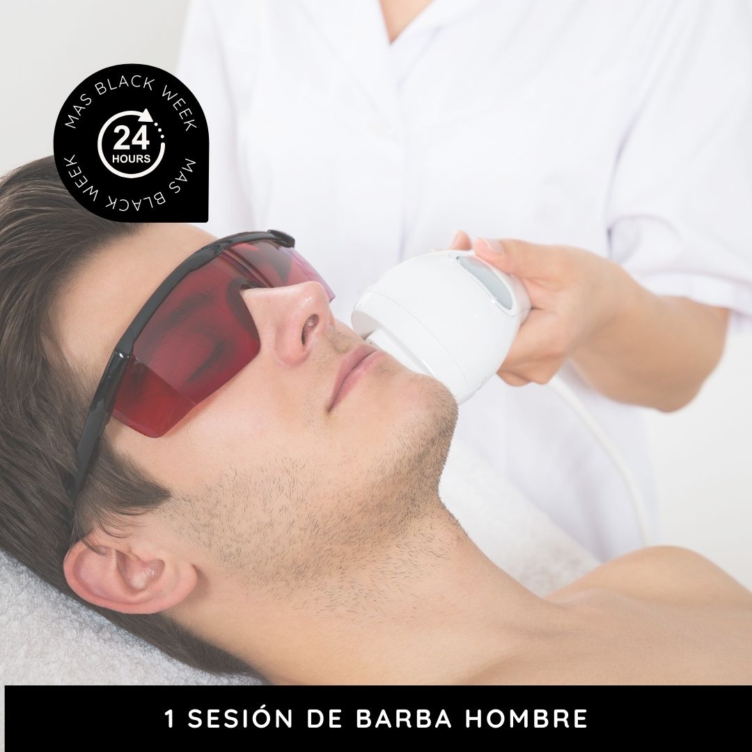 LÁSER 1 sesión de barba hombre